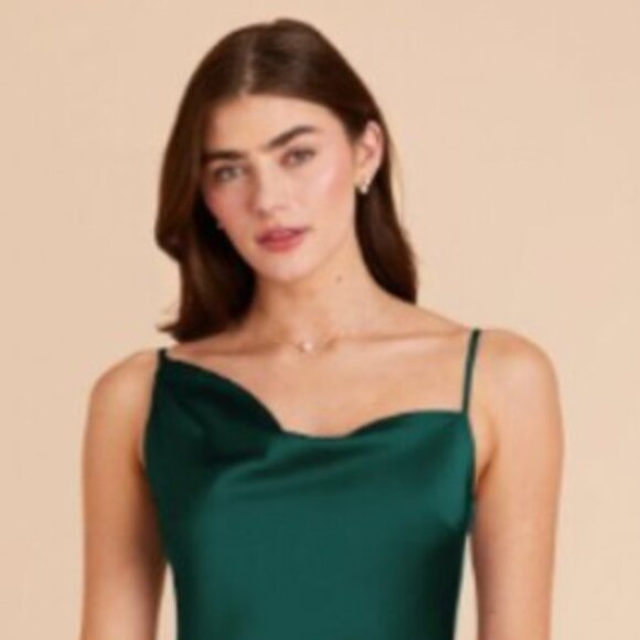 Birdy Grey Jennifer Matte Satin Emerald - Picture 3 of 4